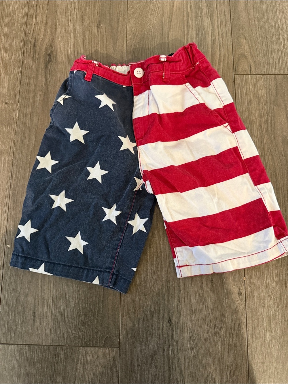 The Children's Place Red, White & Blue Star-Stripe Shorts